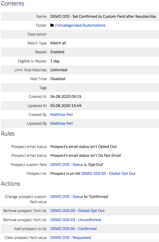 Salesforce Pardot Resubscribe Process