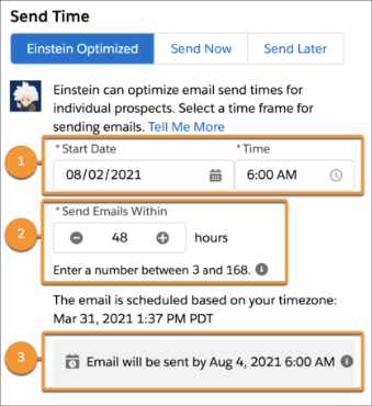 Einstein Send Time Optimization